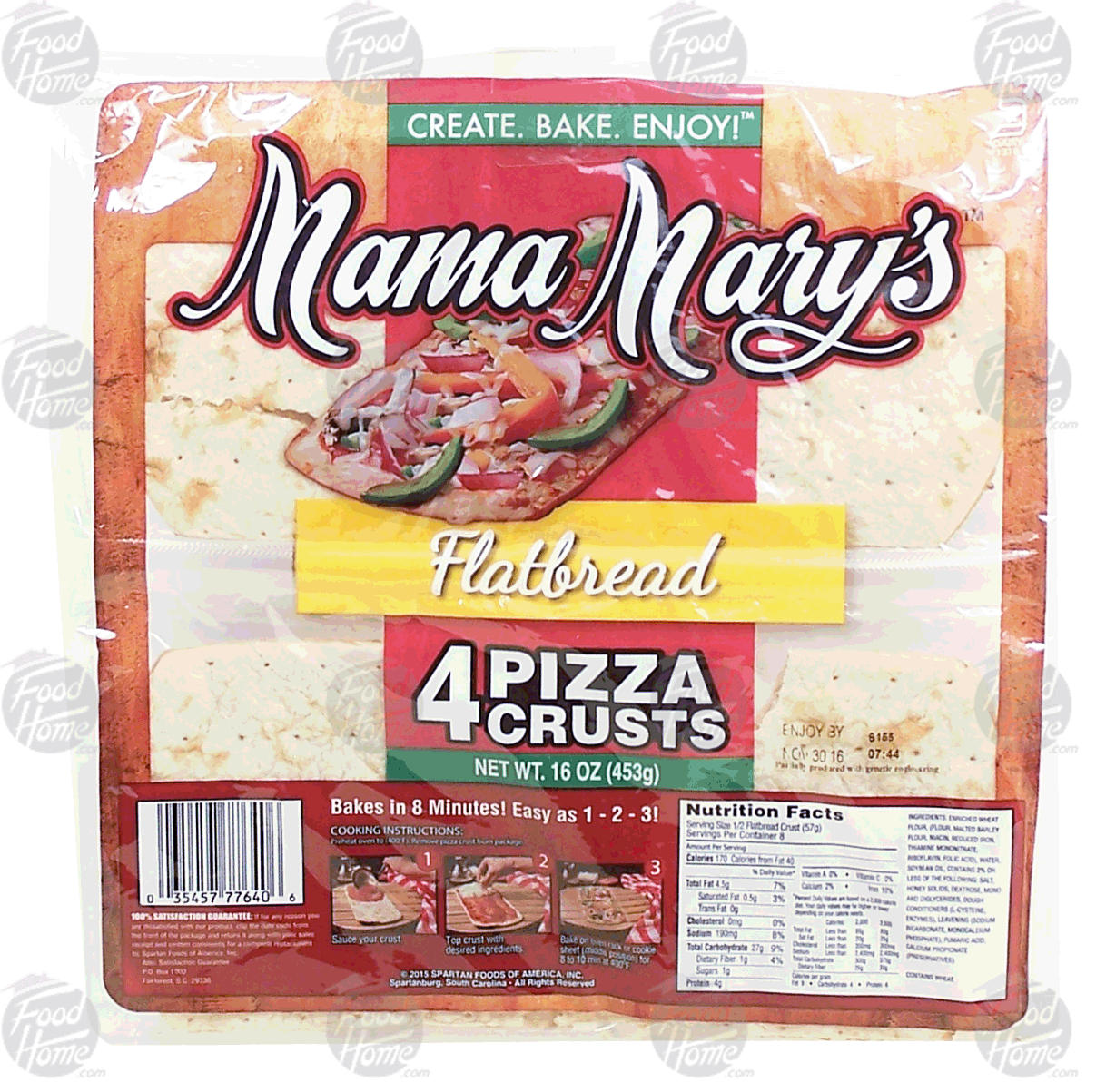 Mama Mary's  flatbread pizza crusts, 4-count Full-Size Picture